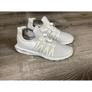 Nike Shox Gravity Womens 10 White Athletic Running Shoes Sneakers AQ8554-100